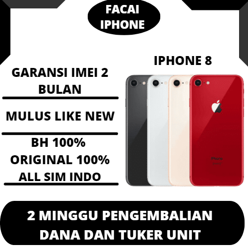 Jual Iphone 8 256GB / 64GB Second/bekas Original 100% Fullset / Mulus ...