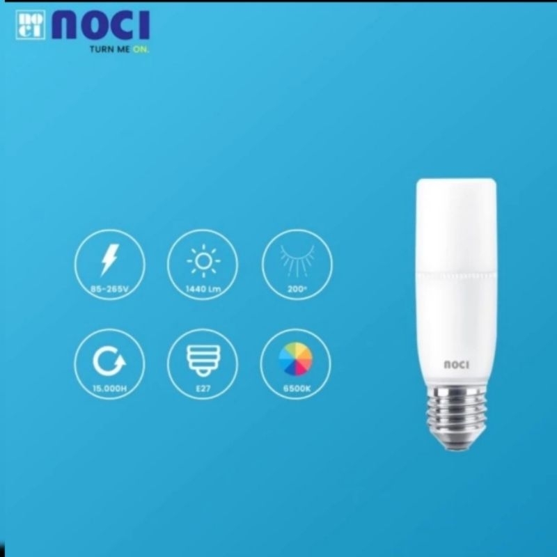 Jual Lampu Led stick E 27 NOCI 16 WATT PUTIH 6500K | Shopee Indonesia