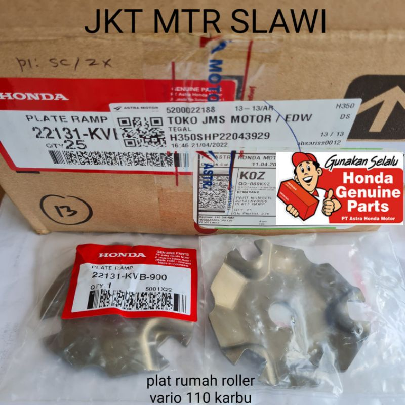 Jual 22131-KVB-900 plate rumah roller, plate rollet, plat roller, plate ...