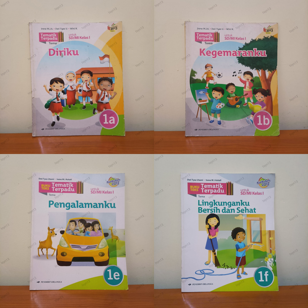 Jual Tematik terpadu buku sekolah kelas 1 SD/MI k13 edisi revisi ...