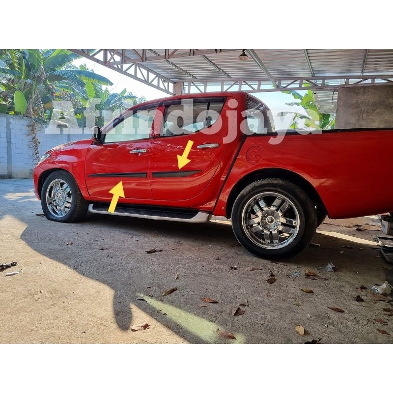 Jual Side Body Moulding Strada Triton | Shopee Indonesia