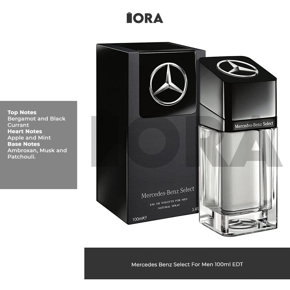 Jual Mercedes Be** Select Men 100ml EDT - Parfum Original | Shopee ...