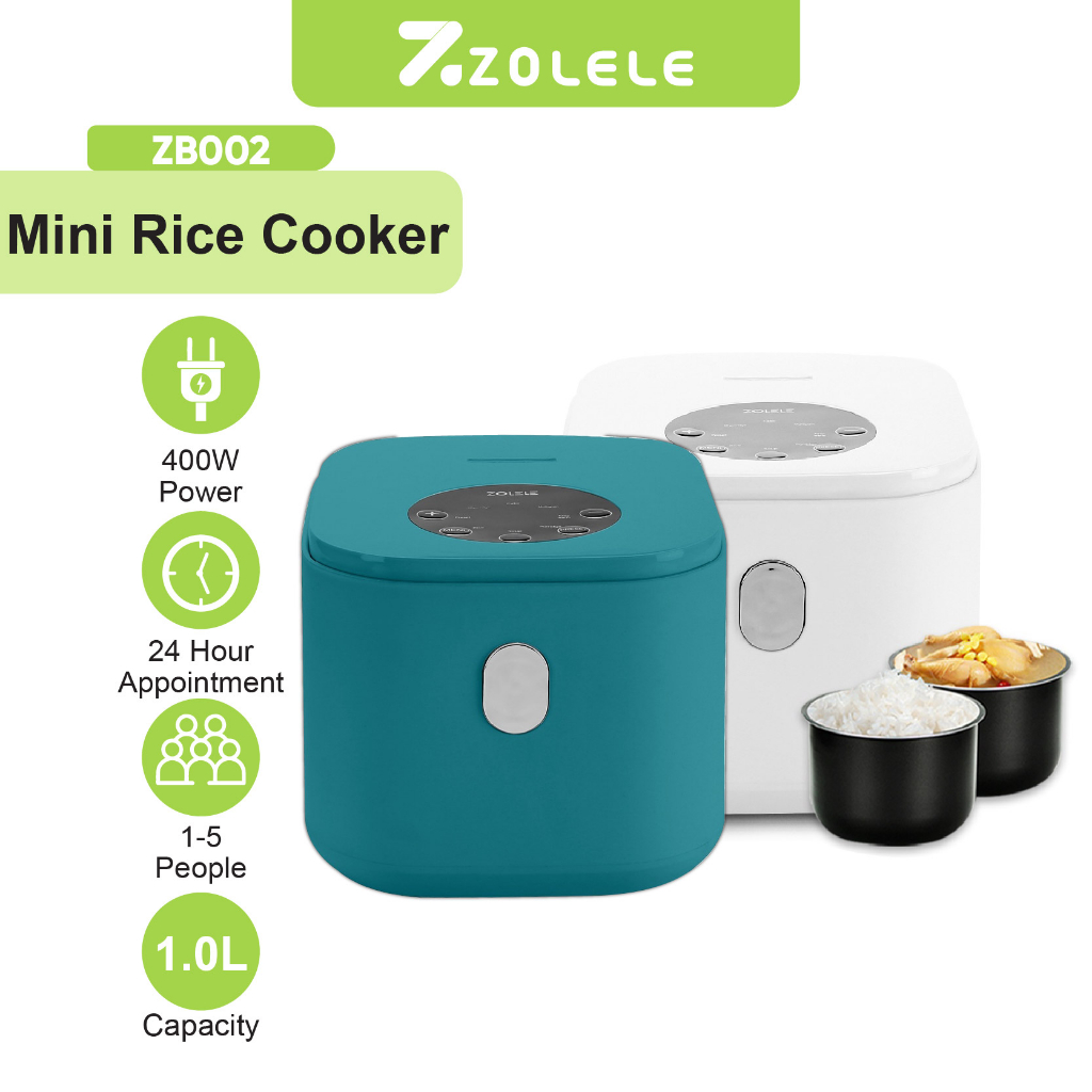 Jual ZOLELE Rice Cooker Mini Smart Penanak Nasi 24h Fungsi Reservasi 2