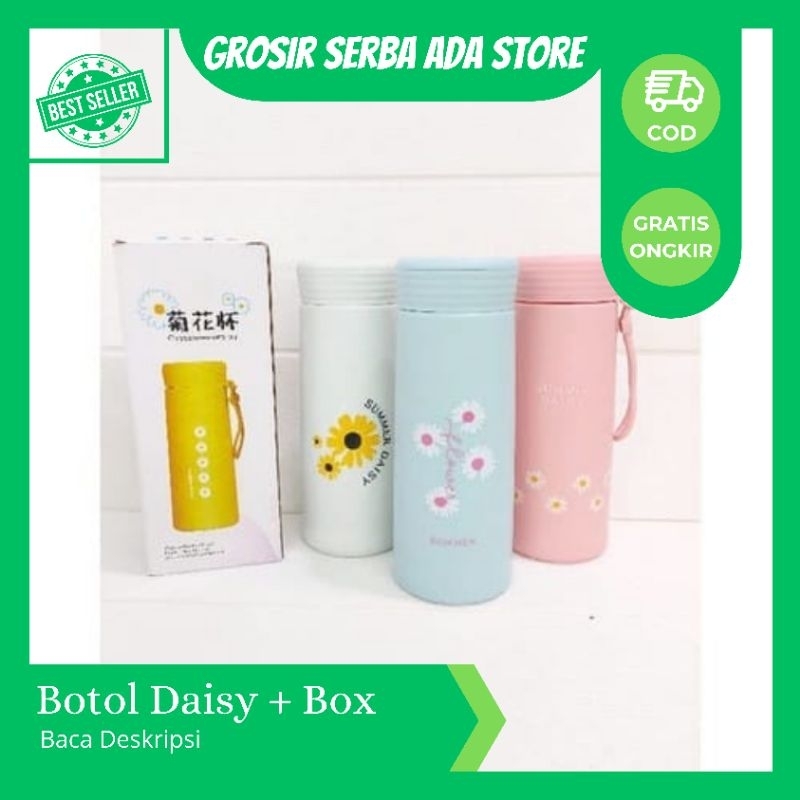 Jual Terlariss Botol Kaca Daisy Botol Daisy Botol Minum Daisy Botol Souvenir Shopee 1208