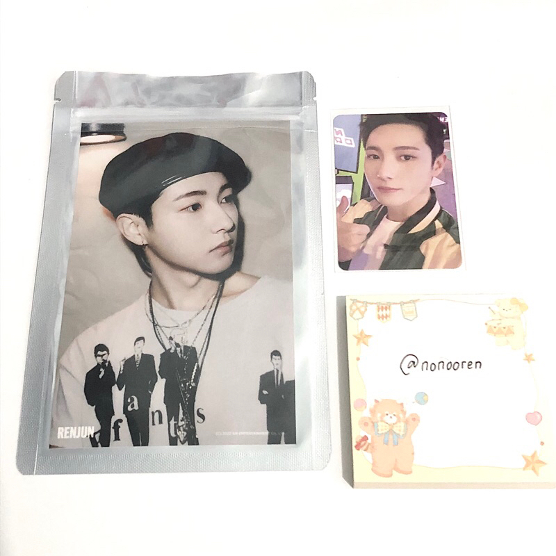 Jual renjun pc photocard official nct dream glitch mode glimo smcu ...