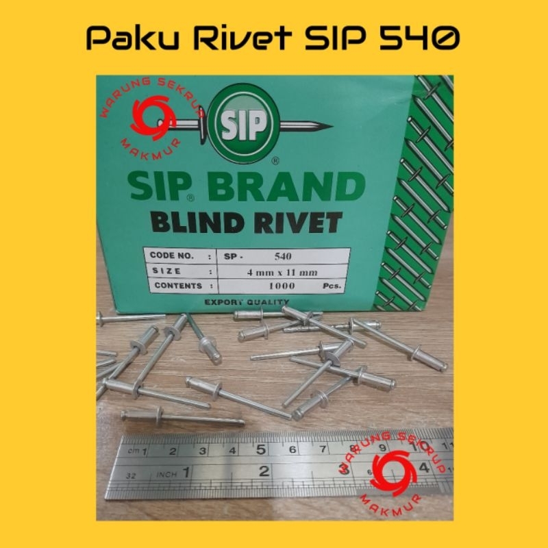 Jual Pcs Paku Rivet Sip Brand Sp Blind Rivet Mm X Mm