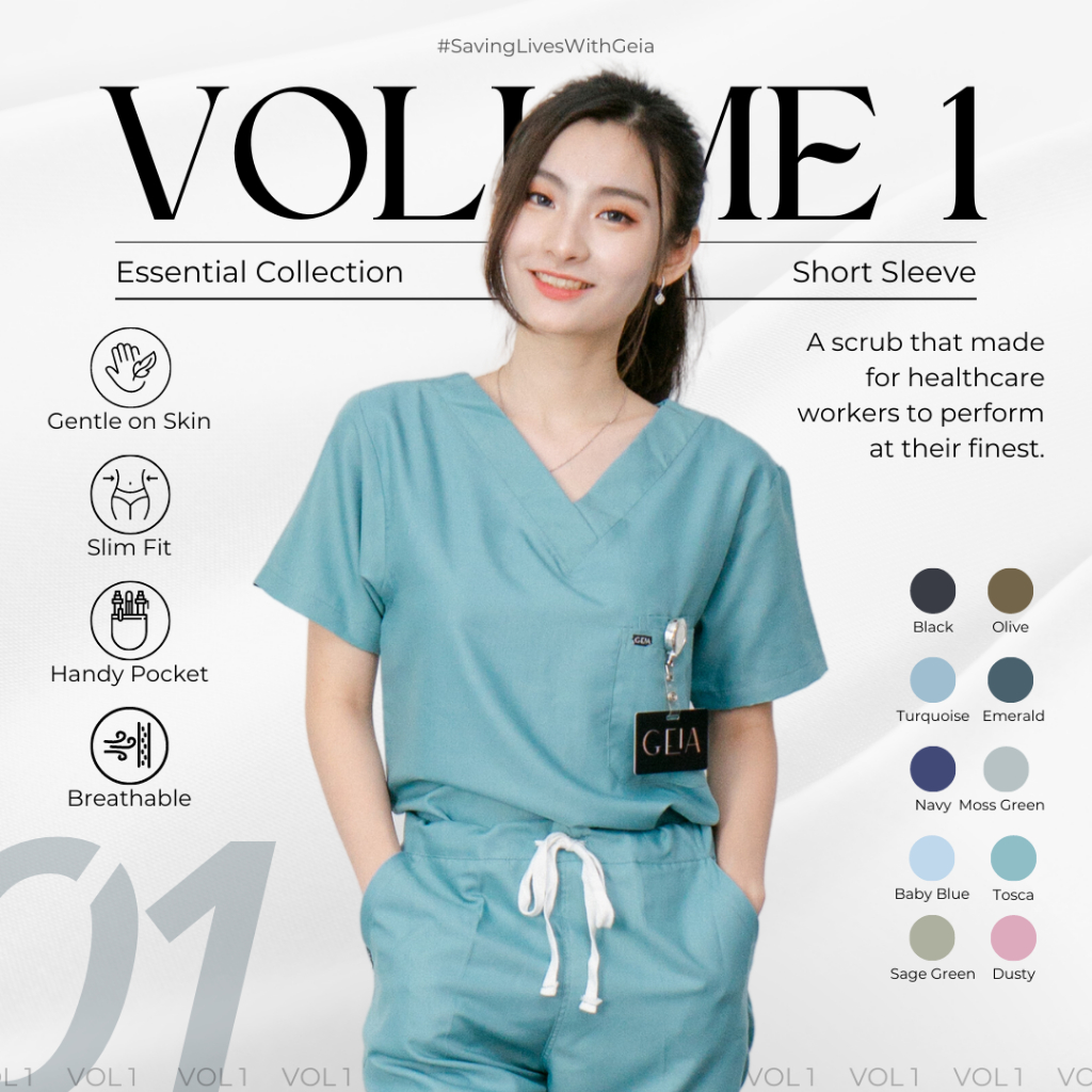 Jual [ READY ] SCRUBS DOKTER Vol. 1 (BAHAN PREMIUM) LENGAN PENDEK