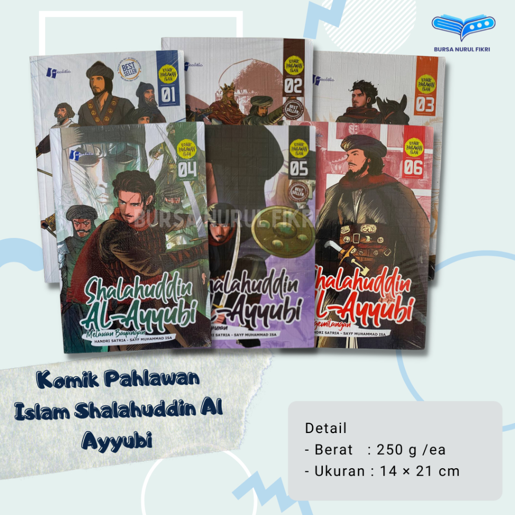 Jual Komik Pahlawan Islam Shalahuddin Al Ayyubi Penerbit Salsabila ...