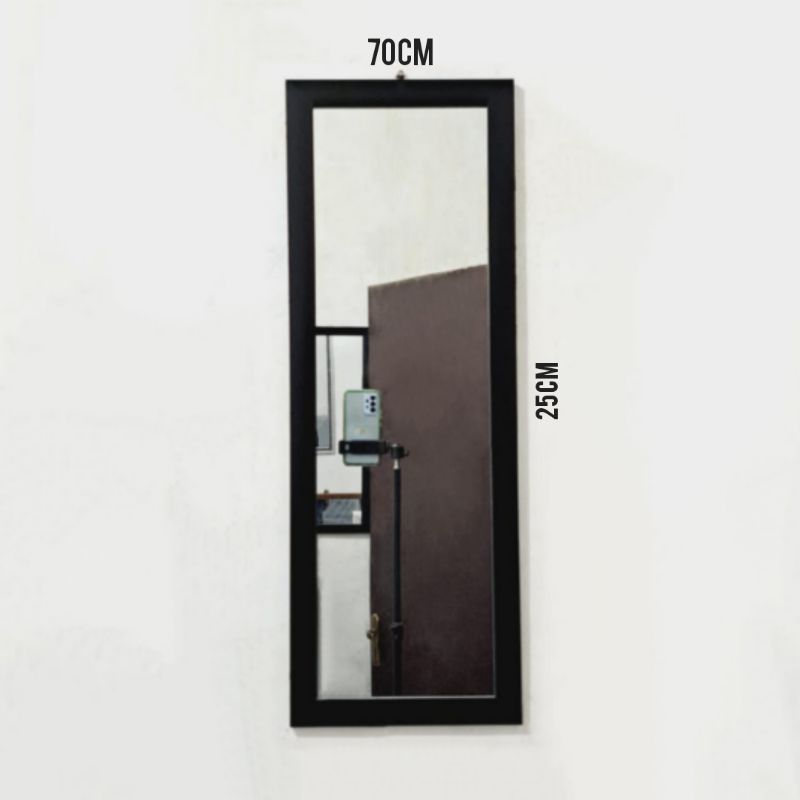 Aesthetic Kaca cermin dinding gantung minimalis 70 x 25