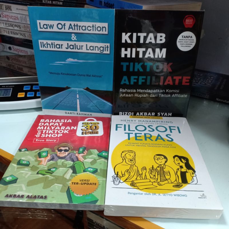 Jual Paket 4 Buku Law Attraction Dan Ikhtiar Jalur Langit, Kitab Hitam ...