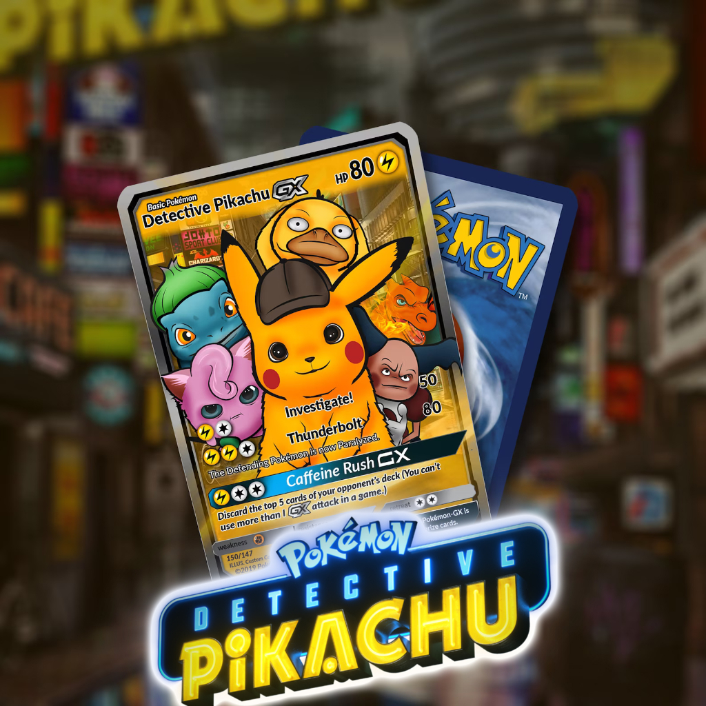 detective pikachu gx pokemon card Pokemon Gold Foil Card VMAX GX Cards main image 0