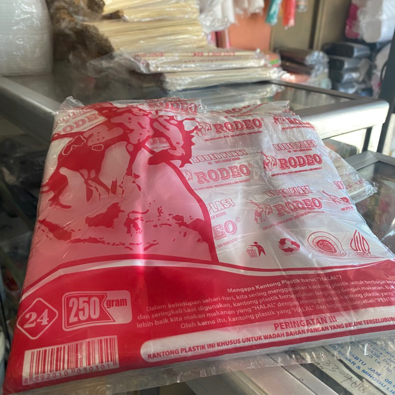 Jual KANTONG PUTIH RODEO/PLASTIK PUTIH RODEO [100 % BAHAN MURNI BIJI ...