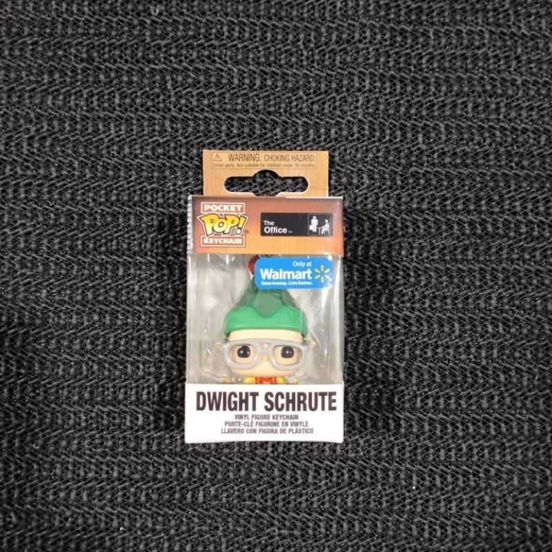 Dwight Schrute Keychain From The Office - 1.4 Inch White Character Keychain - Balanced Co.