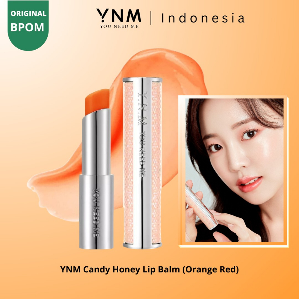 Jual Ynm Candy Honey Lip Balm Orange Red Shopee Indonesia