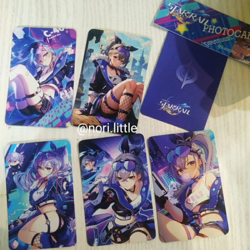 Jual PHOTO CARD honkai STAR rail isi 5 pc fans made kafka