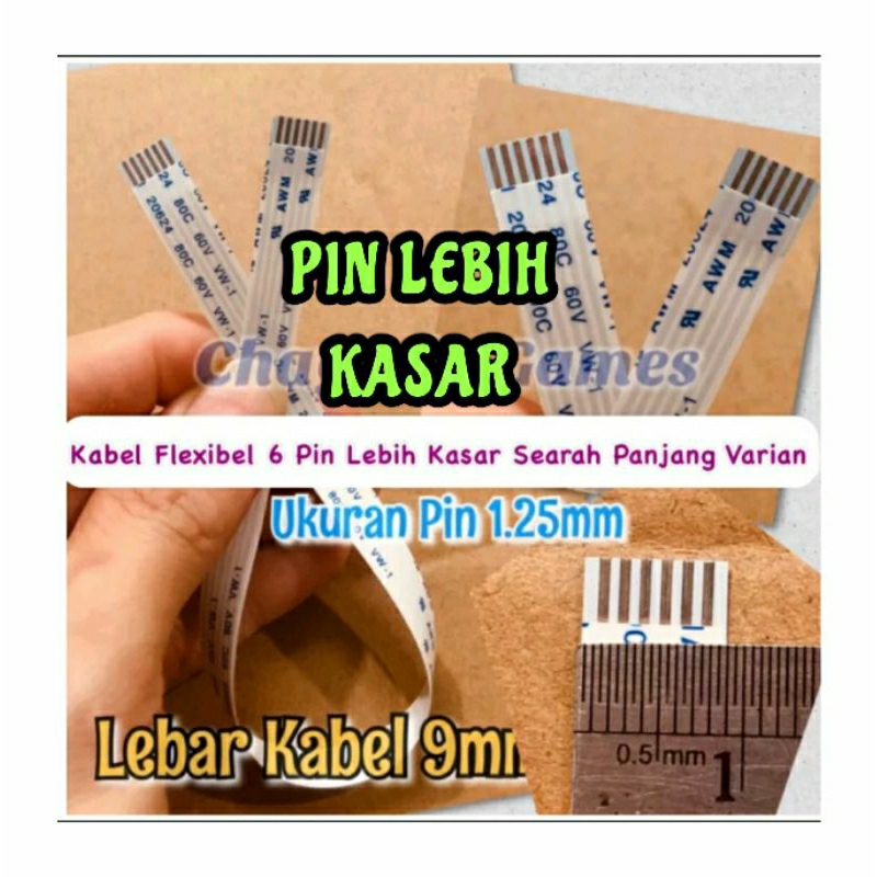 Jual Kabel Flexibel 6 Pin Lebih Kasar Model Varian Panjang 1 Meter