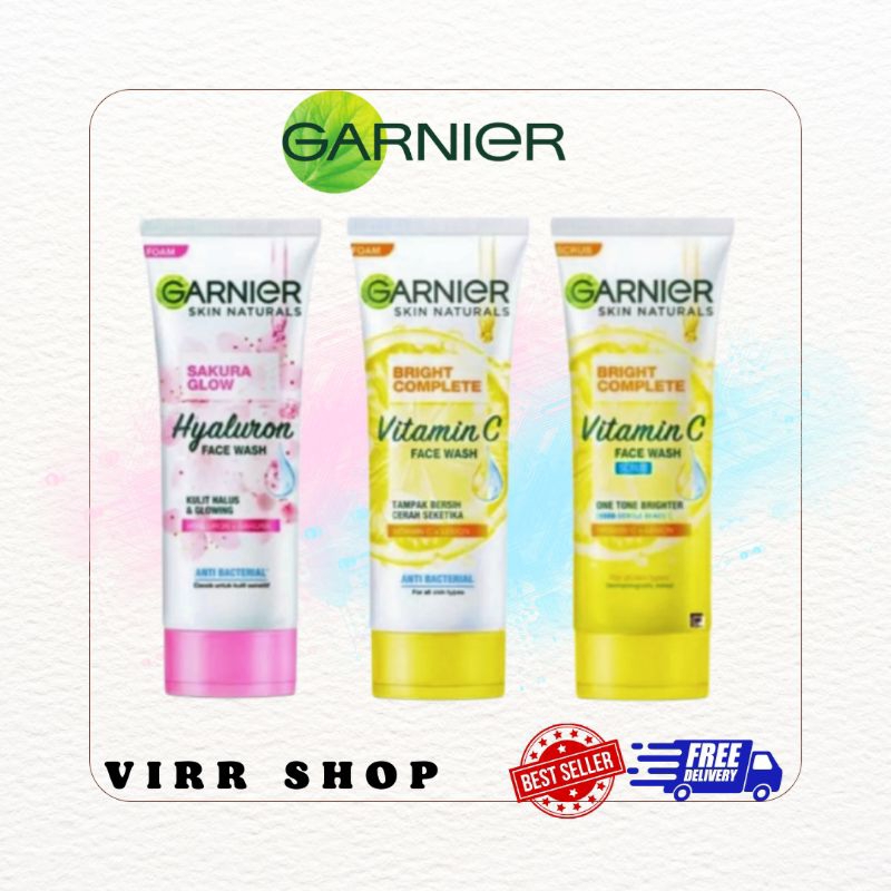 Jual Facial Wash Garnier Lemon Sakura 100ml Sabun Cuci Muka Shopee