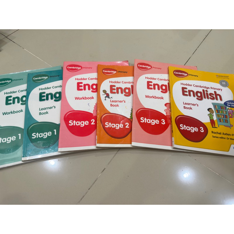 Jual Hodder Cambridge Primary English Learner’s Book Workbook Stage 1 2 ...