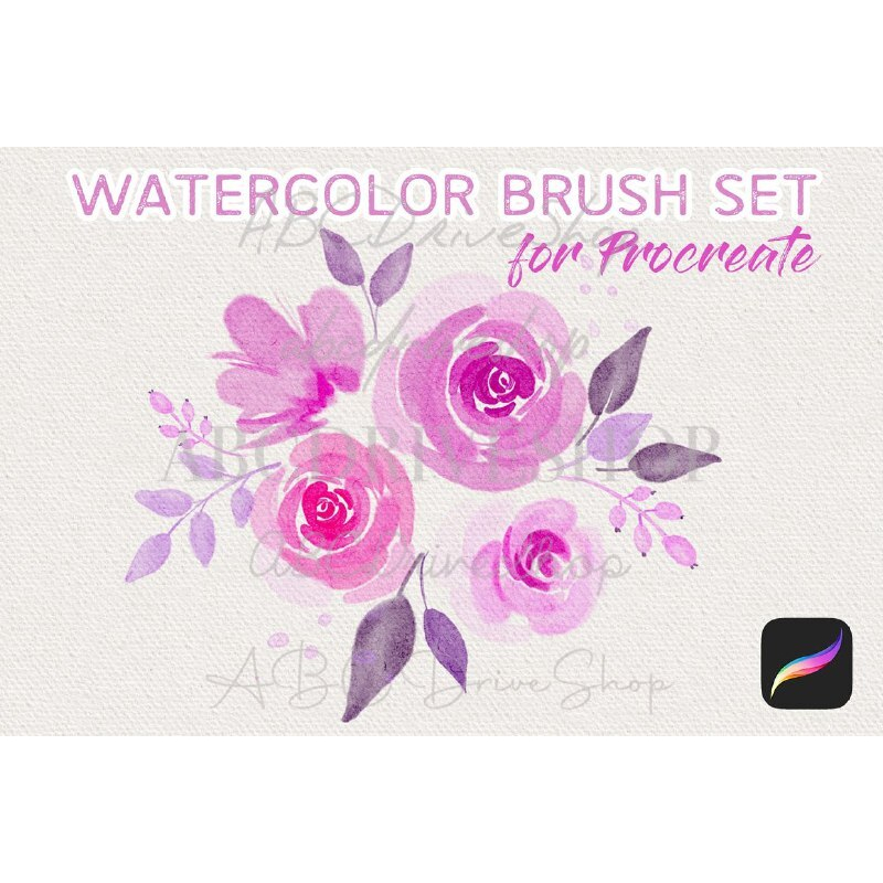 Jual Procreate Brush - Watercolor Brush Set for Procreate | Shopee ...