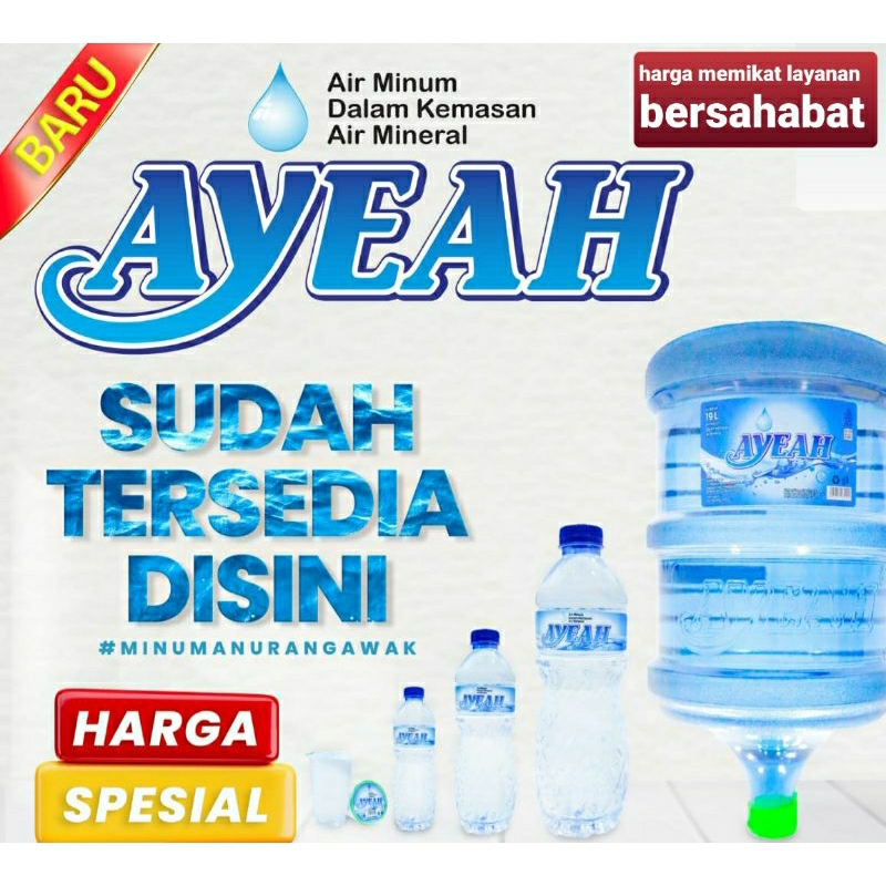 Jual AYEAH Air Mineral pet 330 ml | Shopee Indonesia