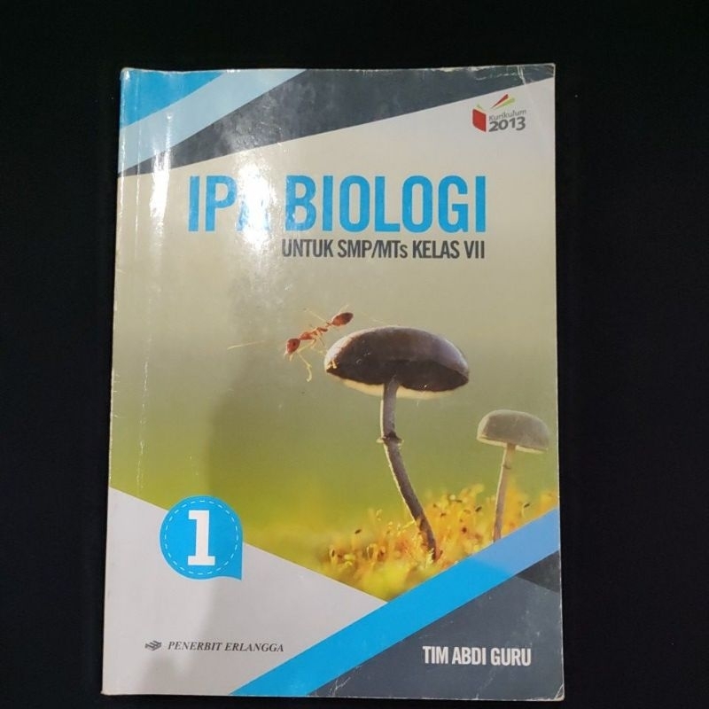 Jual Buku IPA BIOLOGI SMP Kelas 1 SMP 1 Kelas VII Kelas 7 Erlangga ...