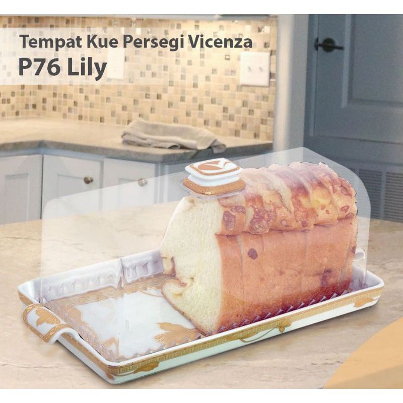 Jual Tempat Roti / Brownis Keramik Vicenza (ORIGINAL) | Shopee Indonesia