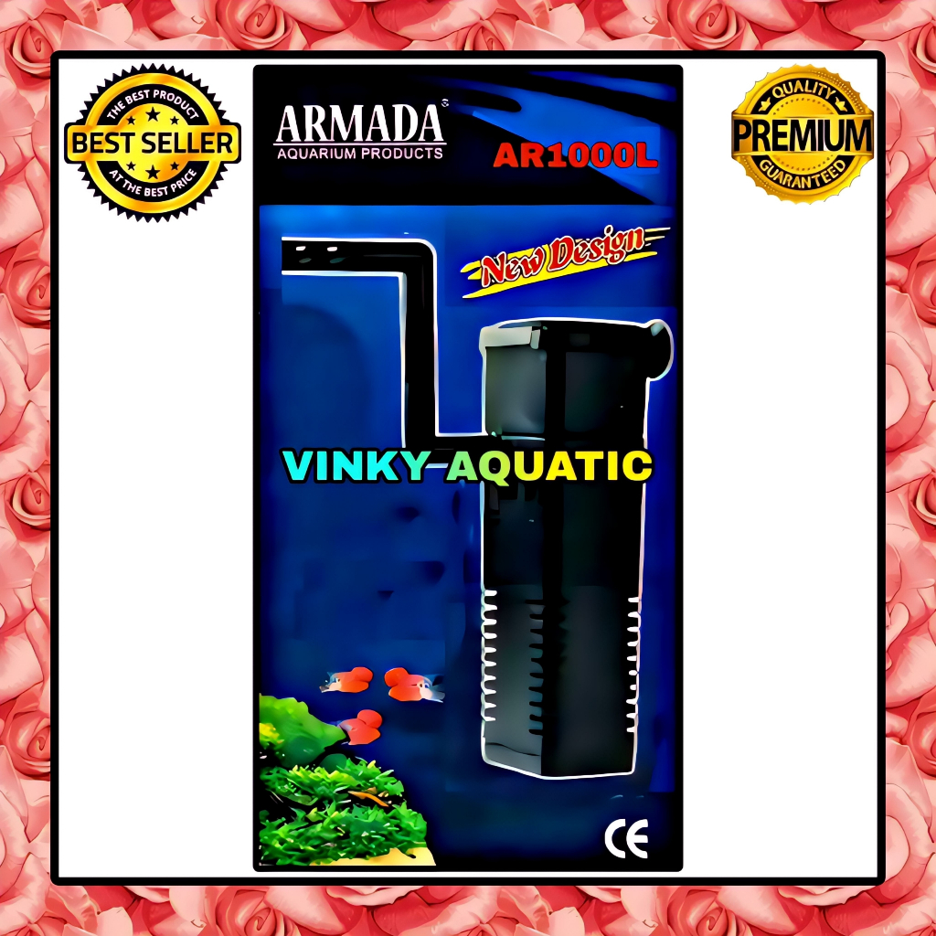 Jual MESIN POMPA FILTER ARMADA AQUARIUM INTERNAL FILTER AR1000L Shopee Indonesia