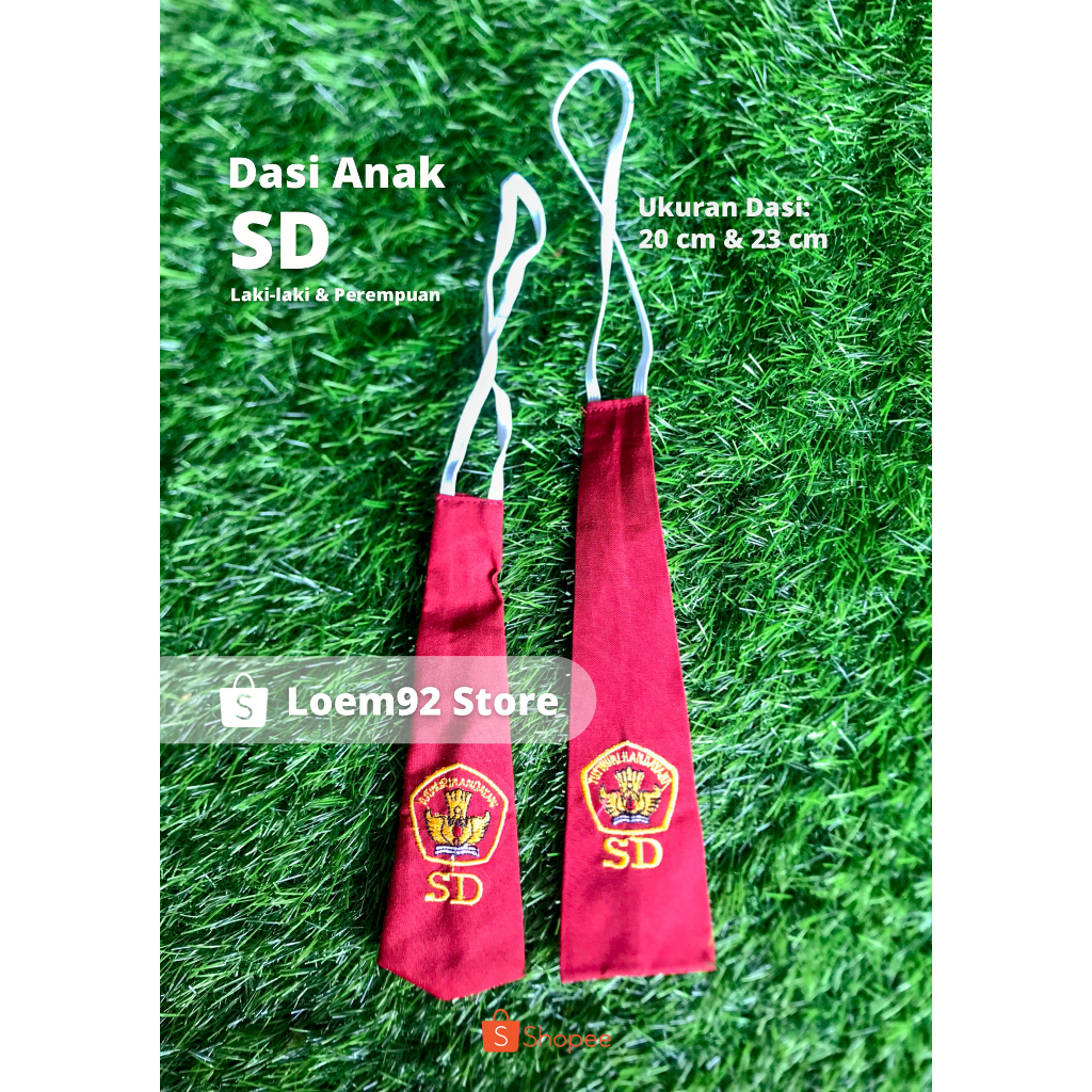 Jual Dasi Sd Putra Putri Bordir Logo Tut Wuri Handayani Shopee