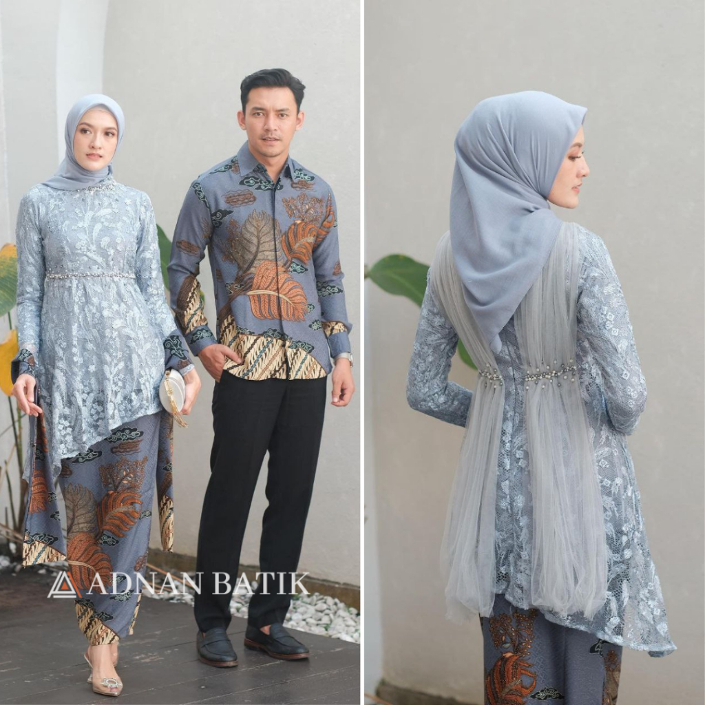 Batik Kebaya Couple Zara Kebaya Wisuda Set Tunik Lamaran Tunangan Batik  Baju Couple Kondangan Terbaru 2023