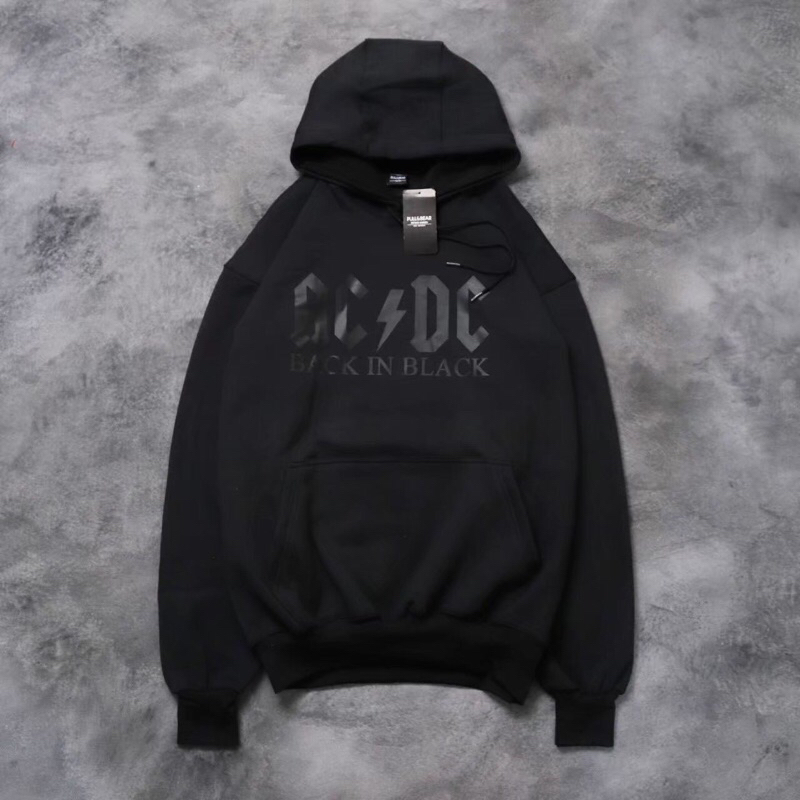 Jual AC DC Full Black Edition Hoodie Panjang | Shopee Indonesia