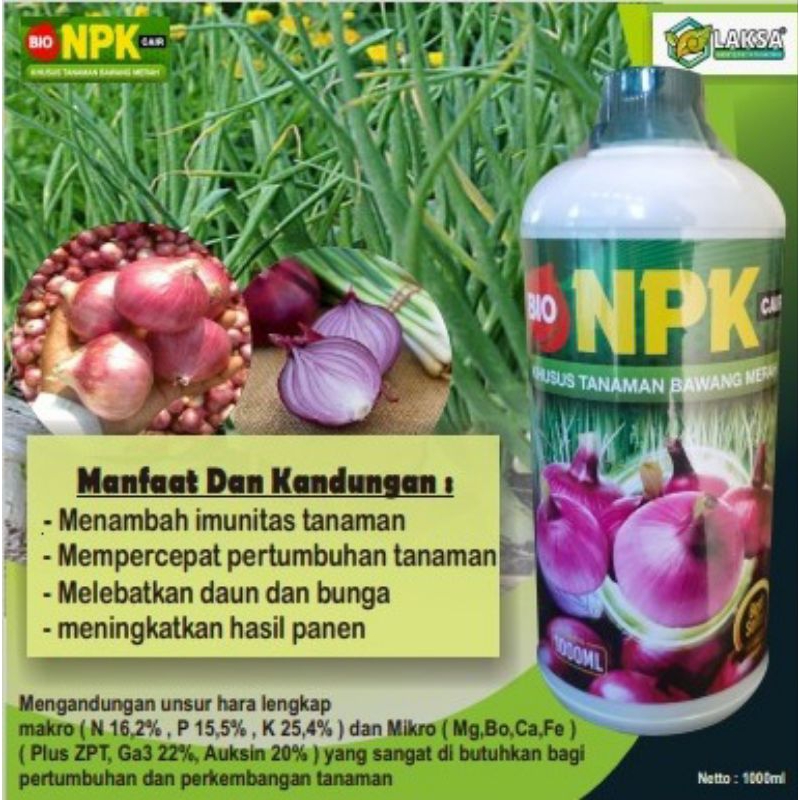 Jual BIO NPK Bawang Merah 1 liter | Shopee Indonesia