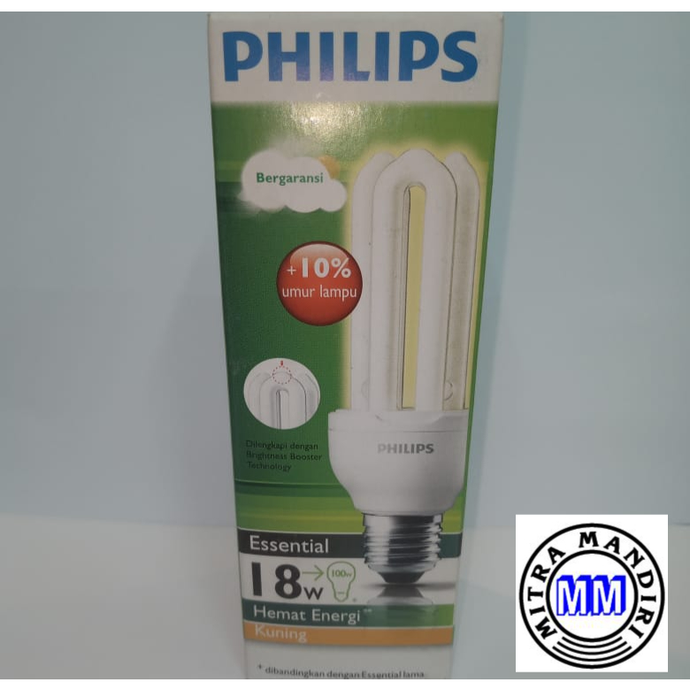 Jual LAMPU PHILIPS ESSENTIAL 18W KUNING | Shopee Indonesia