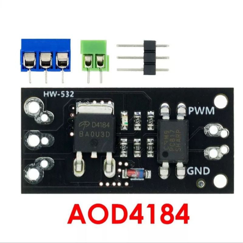 Jual Modul PWM D4184 Tegangan 40V 50A Dilengkapi Optocoupler Shopee