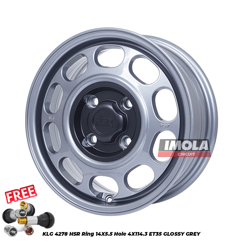 Jual Velg Mobil Hsr Ring 14 Velg Model Kaleng R14 Cocok Kijang Avanza Xenia Panther Grey 7835