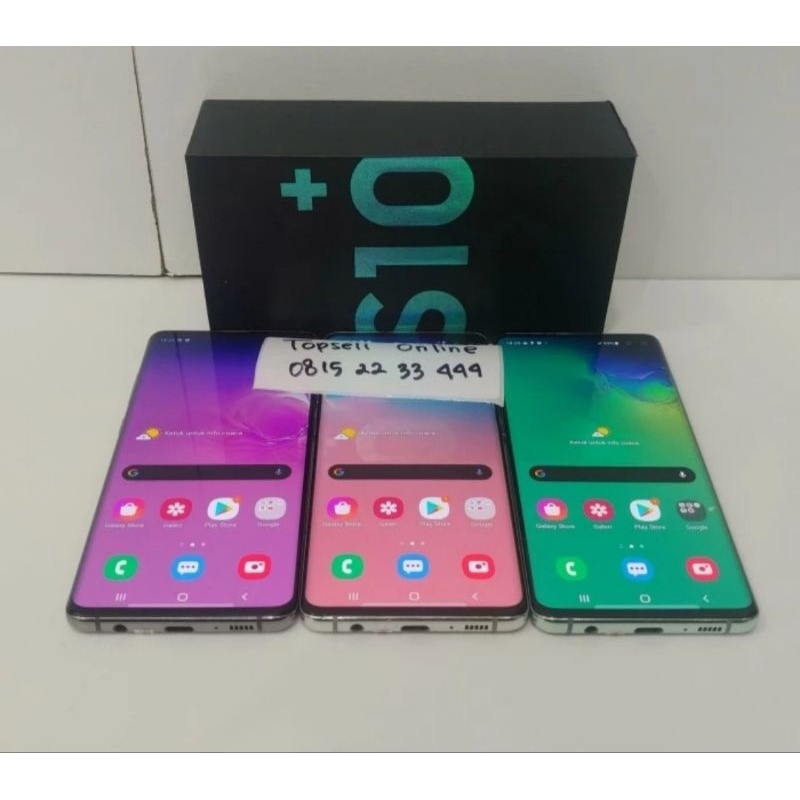 Jual Samsung Galaxy S10 Plus Ram 8gb Rom 128gb Second Fullset Original ...