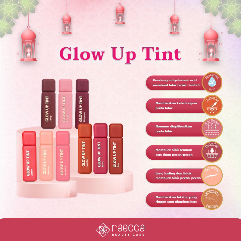 Jual [PARTNER RESMI]Raecca Glow Up Tint BPOM 5,5ML (LIP Tint VIRAL ...