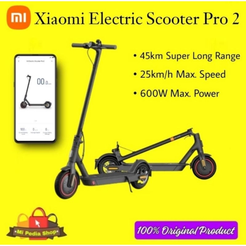 Jual Xiaomi Electric Scooter Pro 2 Mi Kick Scooter Skuter Elektrik