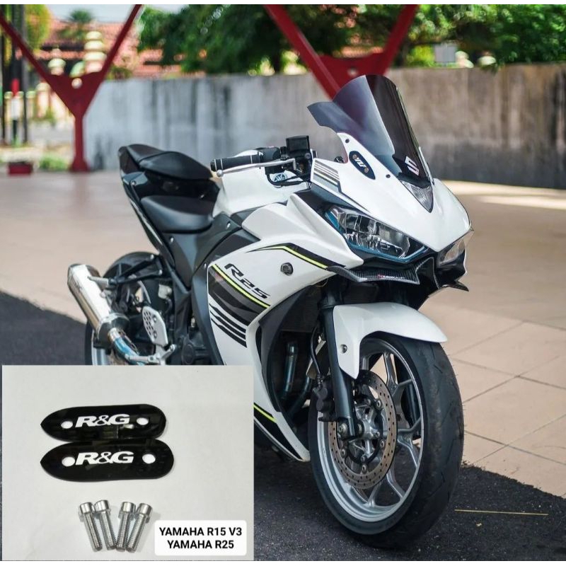 Jual Miror blank tutup lubang spion yamaha R25 R15 V3 variasi bahan ...