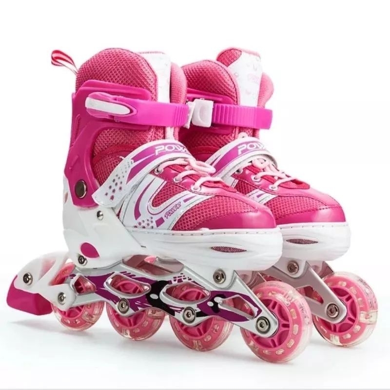 Jual Sepatu Roda anak Power Super, sudah termasuk as roda samping ...