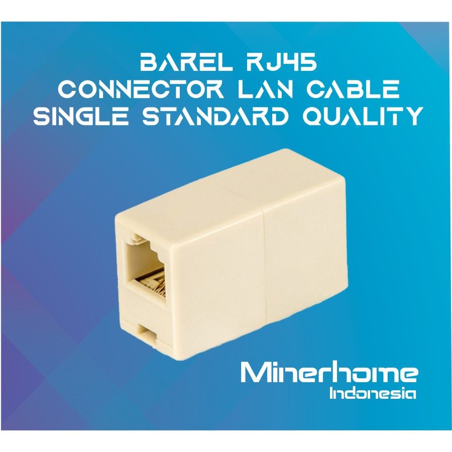 Jual Barel Konektor RJ45 Sambungan Kabel LAN Standard Quality | Shopee ...