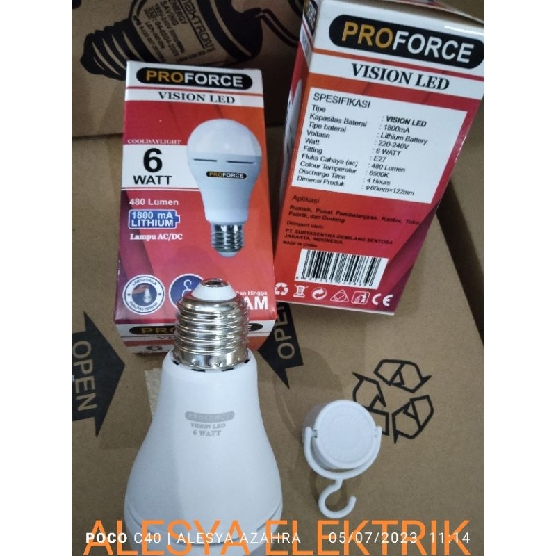 Jual LAMPU EMERGENCY PROFORCE VISION LED | Shopee Indonesia
