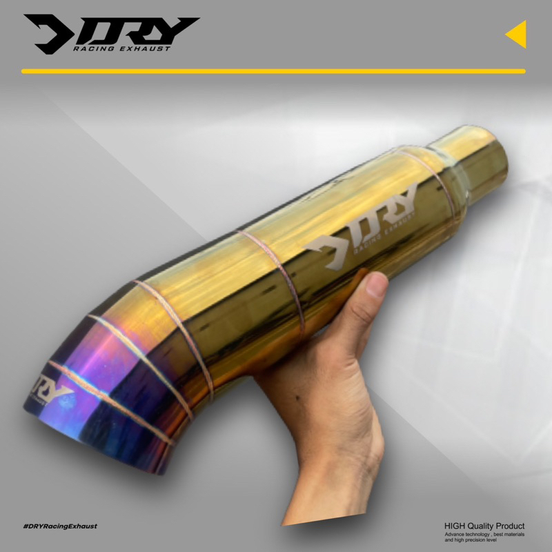 Jual Knalpot Diesel DRY Racing Exhaust Gold | Shopee Indonesia