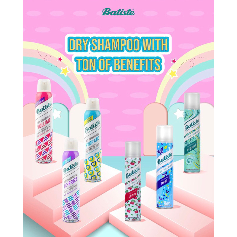 Jual Batiste Dry Shampoo uk 200ml / Shampoo Kering Batiste 200ml