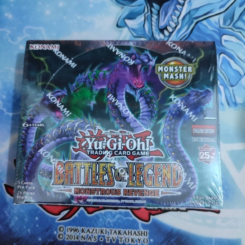 Jual yugioh booster box battle of legend monstrous revenge BLMR Us print  original | Shopee Indonesia