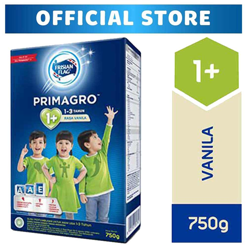 Jual Frisian Flag Primagro 1+ Vanila Madu Cokelat 750 gr (1-3 tahun ...