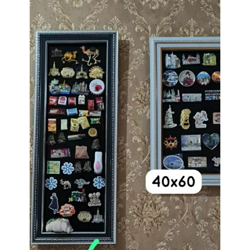 Jual Bingkai magnet sovenir nikahan pigura koleks kado/hiasan dibding