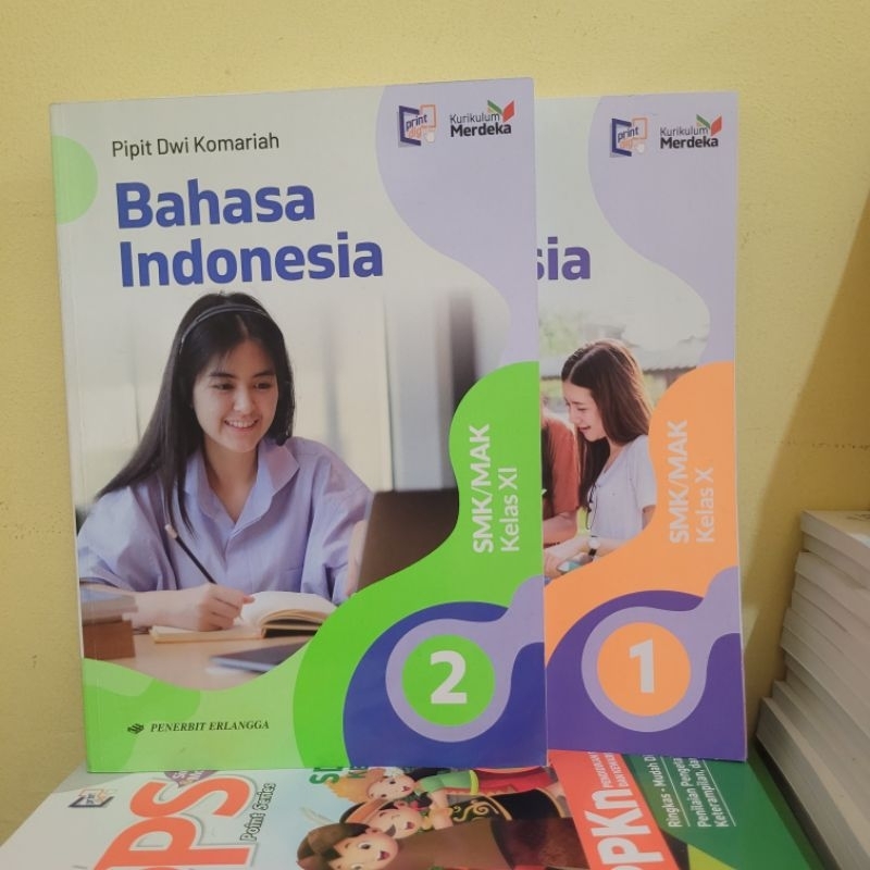 Jual BUKU BEKAS BAHASA INDONESIA KELAS 1/2 SMK ERLANGGA KURIKULUM ...