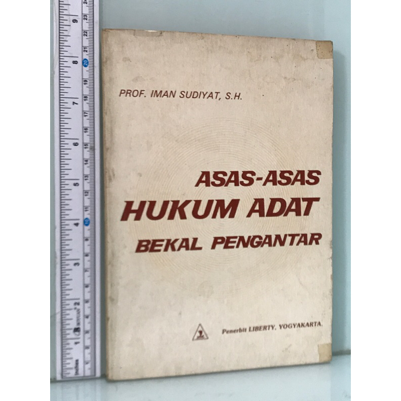 Jual ASAS ASAS HUKUM ADAT BEKAL PENGANTAR | Shopee Indonesia