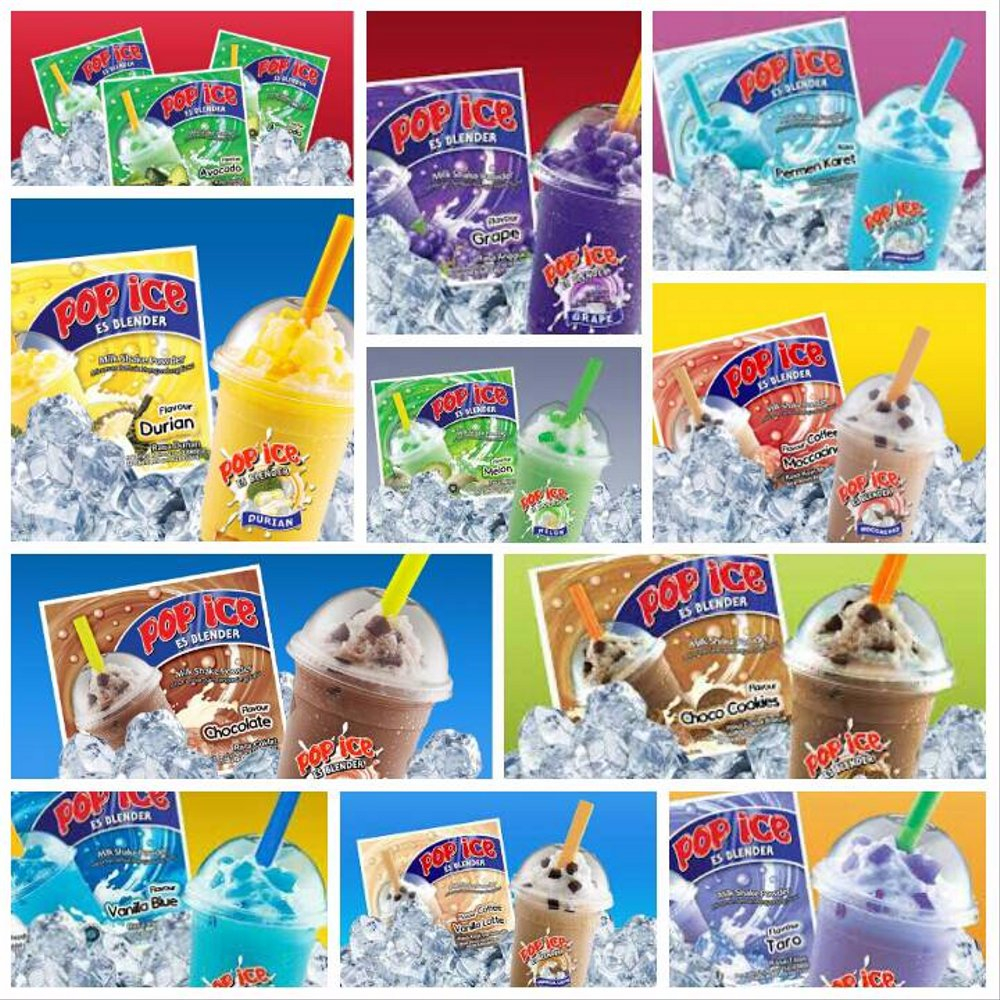 Jual POP ICE aneka rasa 1 renceng isi 10 sachet | Shopee Indonesia