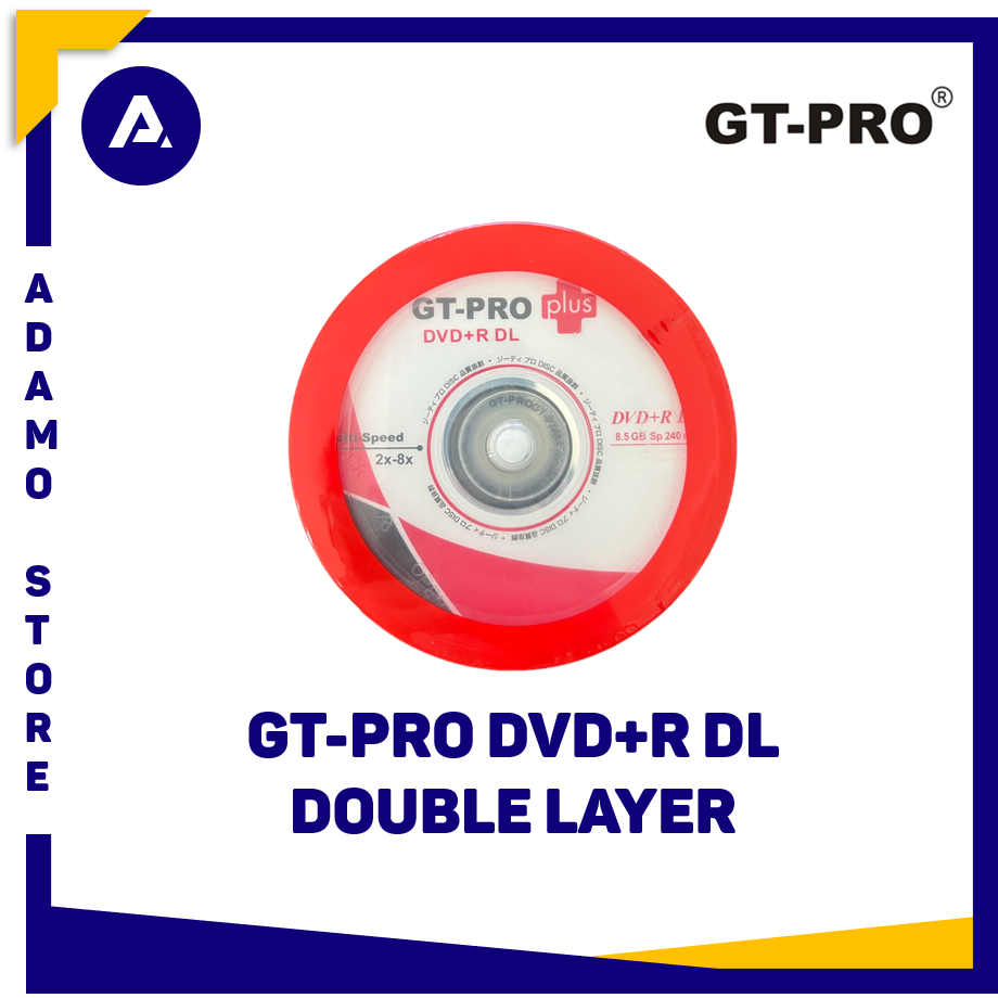 Jual DVD+R DL Double Layer GT-PRO Plus 8x 8.5GB (50 pcs) | Shopee Indonesia